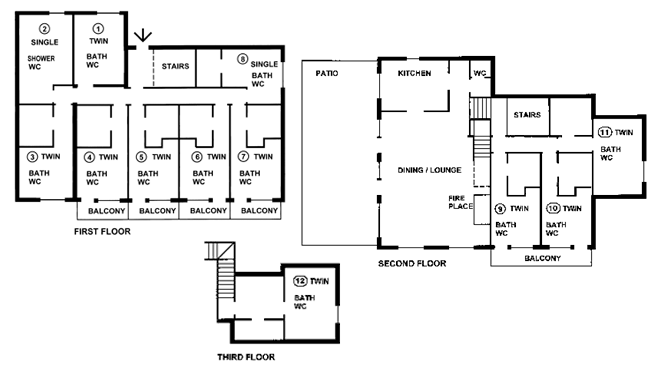 Chalet Rikiki Courchevel Floor Plan 1